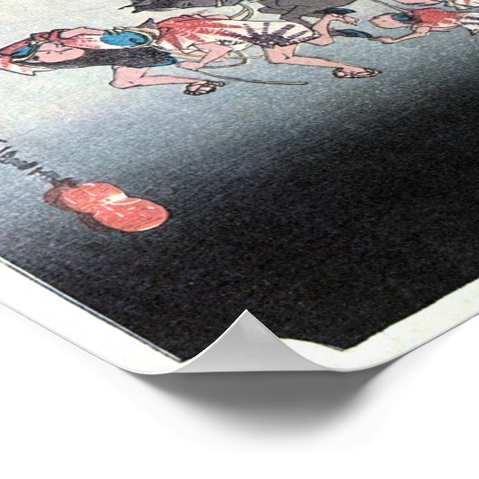 42. 宮宿, 広重 ポスター (角)