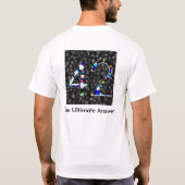 42 -最終的な答え Tシャツ (裏面)