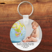 42-17323959、世界を変えることはできない… キーホルダー (正面)