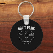 42 Answer To Life Universe And Everything Don't Pa キーホルダー (正面)