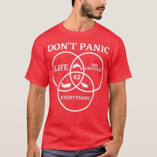 42 Answer to Life Universe and Everything Dont Pan Tシャツ
