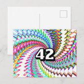 42 (you may change the number) ポストカード (正面/裏面)
