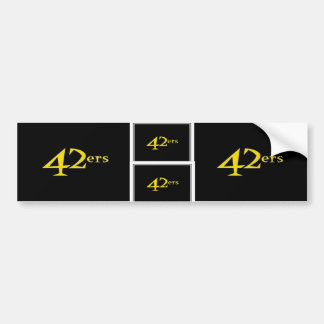 42ersバンパーステッカー バンパーステッカー