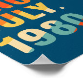 42nd Birthday Gifts 42 Years Old Legend Since ポスター (角)