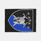 42nd Mechanized Brigade (ukraine) Ukrainian Milita フリースブランケット (正面(横))