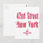 42nd street. ポストカード (正面/裏面)