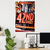 42nd Street, contemporary poster ポスター (ホームオフィス)
