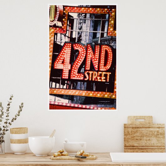 42nd Street, contemporary poster ポスター (キッチン)