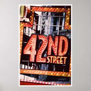 42nd Street, contemporary poster ポスター