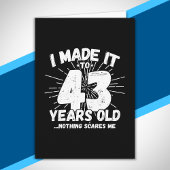 43おもしろい誕生日引用文皮肉43歳 カード