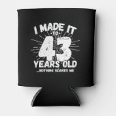 43おもしろい誕生日引用文皮肉43歳 缶クーラー (正面)