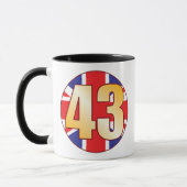 43イギリスの金ゴールド マグカップ (左)