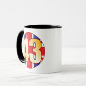 43イギリスの金ゴールド マグカップ (正面左)