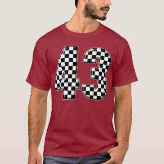 43モータースポーツ数 Tシャツ