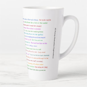 43ルーマおもしろいニア式会話作品 カフェラテマグ