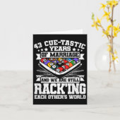 43周年記念結婚プールビリヤード43年M カード (黄色い花)