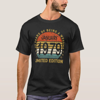 43年ギフト1979年1月限定版 Tシャツ