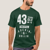 43歳のギフト |第43誕生日ギフトアイディア Tシャツ (正面)