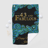 43歳の誕生日 ゴルフタオル (インサイチュ)