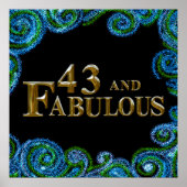 43歳の誕生日 ポスター (正面)