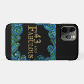 43歳の誕生日 Case-Mate iPhoneケース (裏面(横))