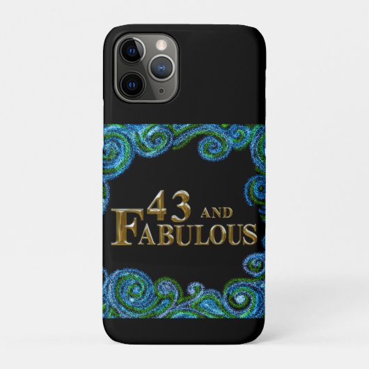 43歳の誕生日 Case-Mate iPhoneケース (裏)