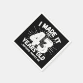 43歳皮肉ミームおもしろい43誕生日 スタンダードカクテルナプキン (角)