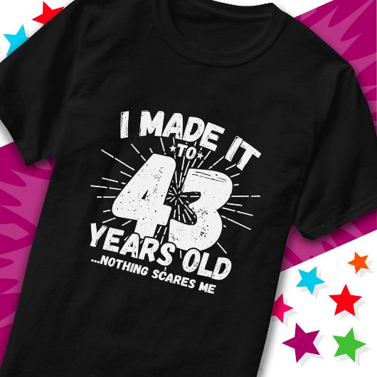 43歳皮肉ミームおもしろい43誕生日 Tシャツ