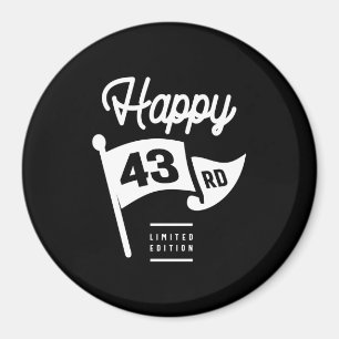43歳 – 43誕生日ギフトおもしろい マグネット