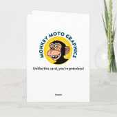 43番目の誕生日カ男性へード カード (裏面)