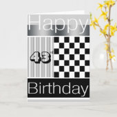 43番目の誕生日 カード (黄色い花)