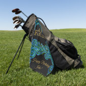 43番目の誕生日 ゴルフタオル (グリーン)