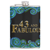 43番目の誕生日 フラスク (正面)