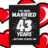 43結婚した年おもしろい43結婚周年 カード
