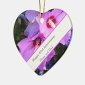 43結婚周年 セラミックオーナメント (左)