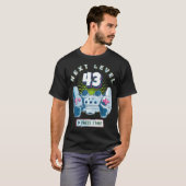 43誕生日ゲーマー次レベル43ゲーミングコントローラー Tシャツ (正面フル)