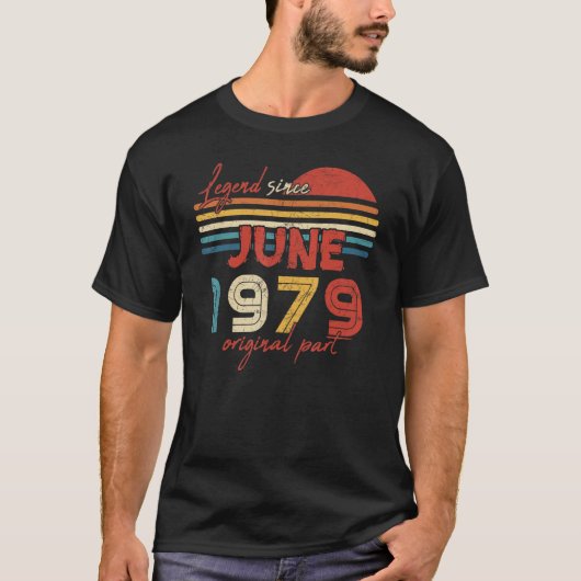 43誕生日伝説1979年6月以来オリジナル部 Tシャツ (正面)