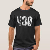 430 Area Code Tyler TX Mobile Telephone Area Code Tシャツ (正面)