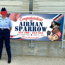 433レイダーズ空軍卒業 横断幕