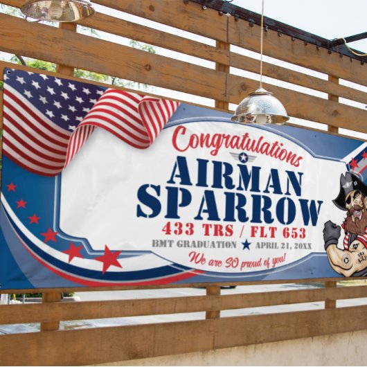 433レイダーズ空軍卒業 横断幕