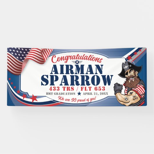 433レイダーズ空軍卒業 横断幕 (横)