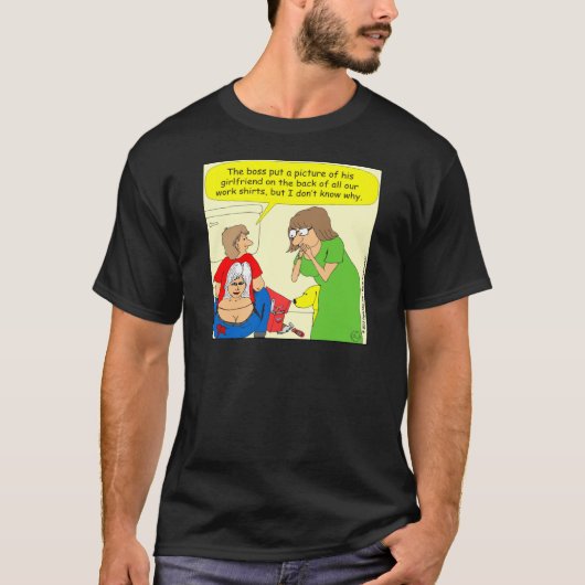 434のお尻の一流のワイシャツの漫画 Tシャツ (正面)