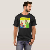 434のお尻の一流のワイシャツの漫画 Tシャツ (正面フル)