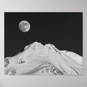 434 MOON OVER SHASTA #1 (8X10) ポスター