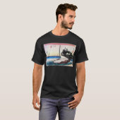 43.桑名宿、広重桑名宿、広重、浮世絵 Tシャツ (正面フル)