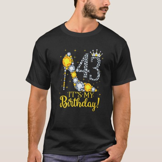 43 It's My誕生日1979 43誕生日Tee For La Tシャツ (正面)