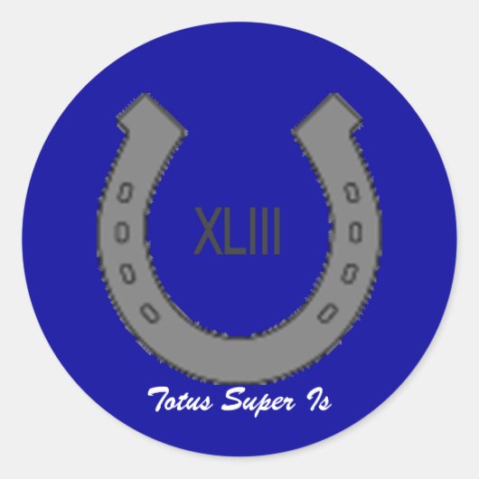 43 Sqnスタンプ ラウンドシール (正面)