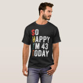 43 Today 43誕生日 Tシャツ (正面フル)