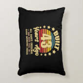 43 Years Ago All Parts Original 43th Birthday アクセントクッション (正面(垂直))