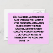 43c2aef0f悲しい崩壊 ポストカード (正面/裏面)